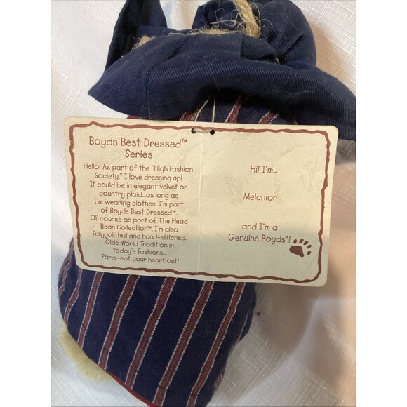 Boyds Bears Plush Nativity 567987-2 Melchoir Bear Wiseman Christmas Nativity 8" - Picture 6 of 13